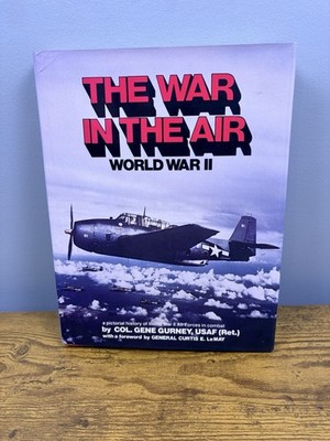 The War In The Air World War II Gene Gurney 1962 Bonanza Hardcover Dust Jacket