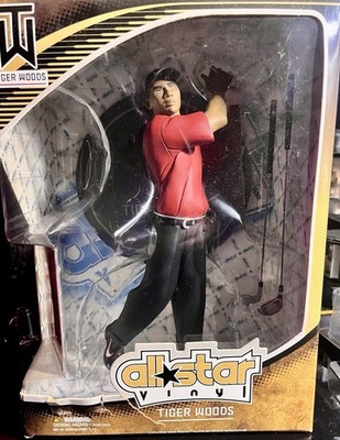 Tiger Woods 2009 New In Box Upper Deck All Star vinyl & Card Figure Sealed