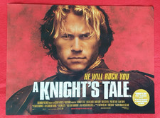 A KNIGHT'S TALE 2001 Mini Quad Cinema Poster Heath Ledger Paul Bettany
