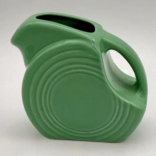 Fiesta Mini Disc Pitcher Sea Mist Green Creamer Retired 5oz Cream Syrup