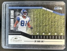 2005 Donruss Classics Koren Robinson Stadium Stars 20 Yard Line Gold #/250