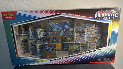 #ad #ad Pokemon Prismatic Evolutions Lucario ex Tyranitar Premium Collection Sam#x27;s Club $199.95