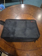 STARITE BLACK CASSETTE TAPE CASE/VINTAGE 2 SIDES FOR 60 TAPES