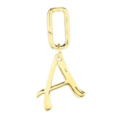 MAYAMAR 24K Gold Plated Polished Choice of Initial Enhancer Pendant | eBay