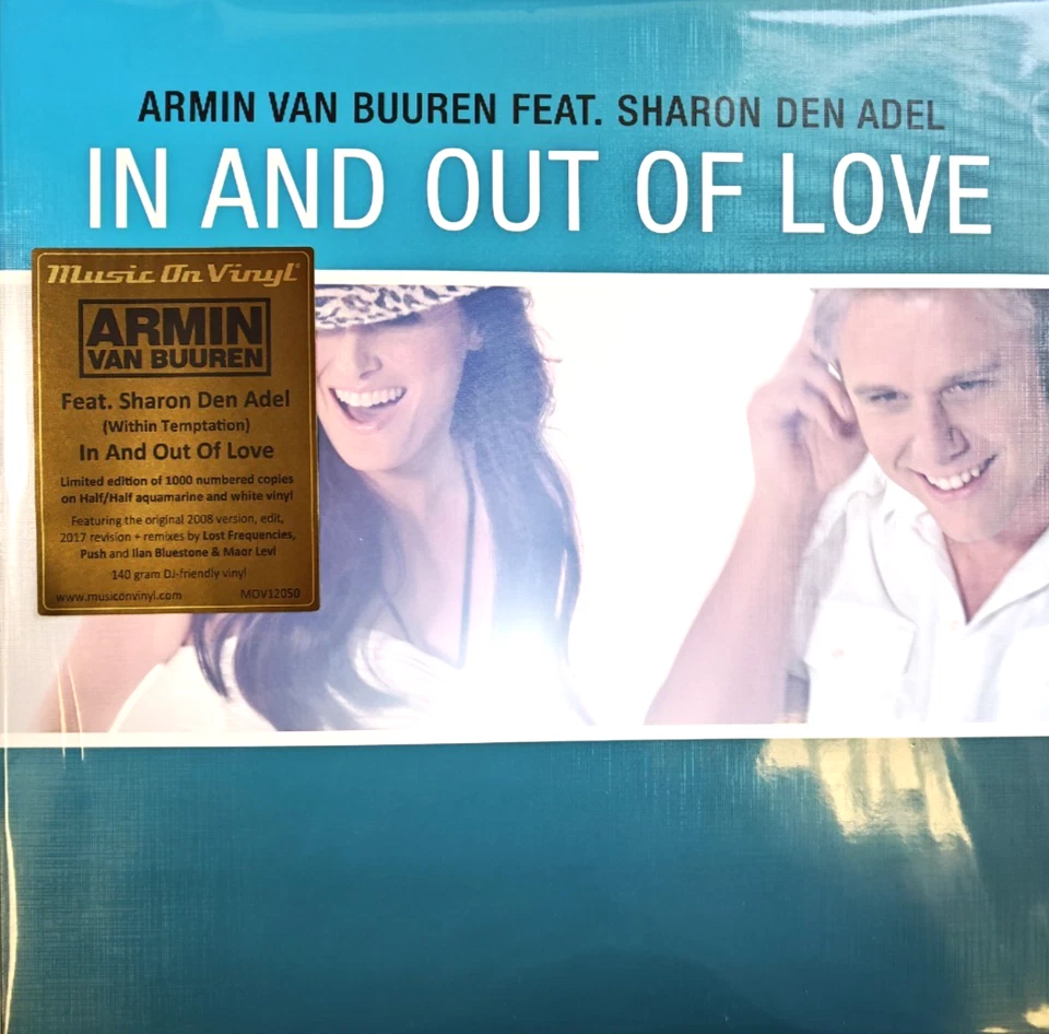 Armin van Buuren In And Out Of Love 12" vinyl record limited Aquamarine & White - Imagem 2 de 4