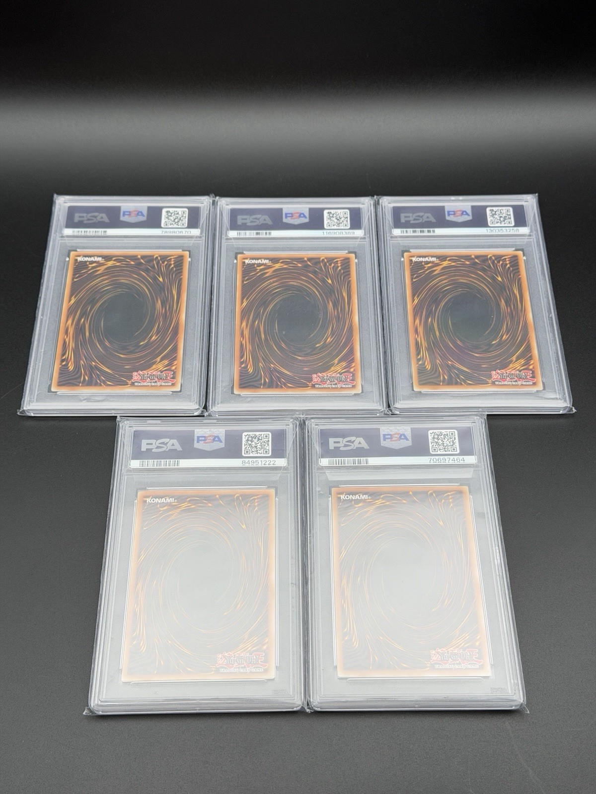 Yu-Gi-Oh! Exodia Forbidden One Complete PSA 9 Set BLCR 1st Ed Crystal Revenge view 12
