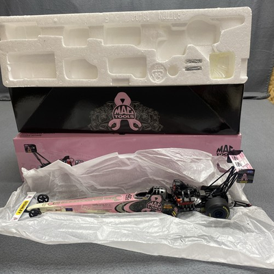 #ad AW TEAM FORCE MAC TOOLS PINK CANCER AWARENESS DRAGSTER NEW OPEN BOX RARE $276.58