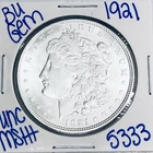 1921 BU UNCIRCULATED MORGAN SILVER DOLLAR AUTHENTIC U.S. MINT FREE SHIPPING 5333
