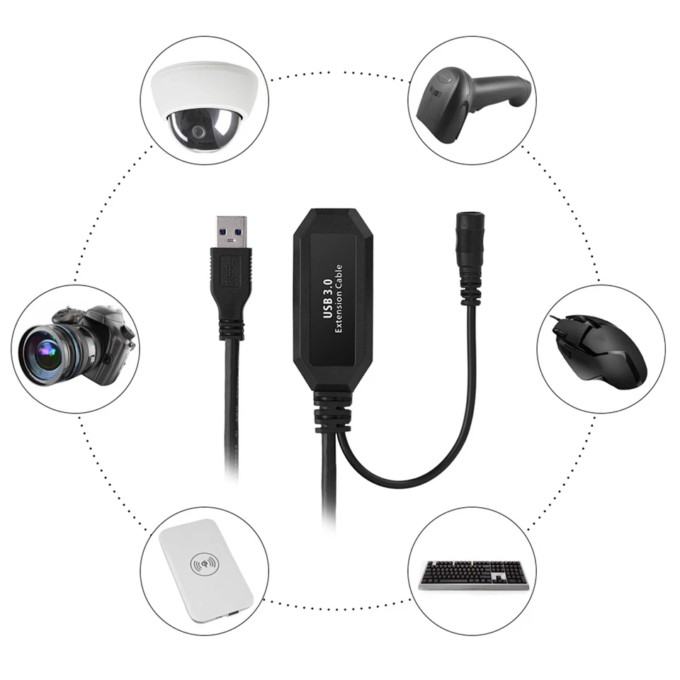 15ft 5 Meters Super <span Class=ui-_flag3>Speed</span> USB 3.0 Type A M AU - Image 3 of 4
