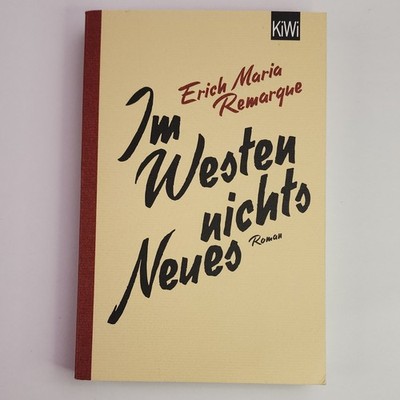 KiWi Im Westen nichts Neues by Erich Maria Remarque German Paperback War Novel