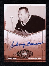 2004-05 Upper Deck Legendary Signatures Johnny Bower #BO Auto HOF c6q