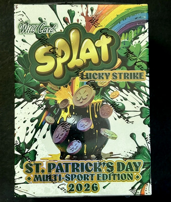 2026 Wild Card Splat Lucky Strike St Patricks Day Multi Sport Edition Box Sealed