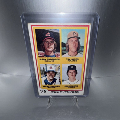 Topps Rookie Pitchers #703 Jack Morris Mickey Mahler 1978 Baseball Card
