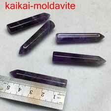5Pcs/lot natural amethyst stone high quality healing point crystal pillar FJ28
