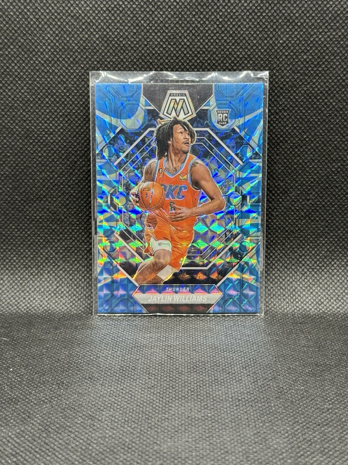 2022-2023 Mosaic - Jaylin Williams (RC)  - Reactive  Blue Prizm #241