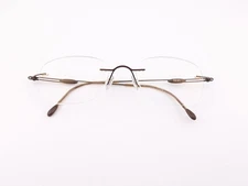 Silhouette Eyeglasses, Frames Only, Chocolate Brown, 21-140, Titanium, Austria