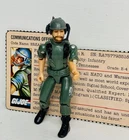 G.I. Joe 1982 Breaker V1 Complete File Card Vintage Hasbro Action Figure ARAH