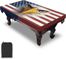 Pool Table Cover, Waterproof Dustproof Outdoor/Indoor Polyester Taffeta Cloth