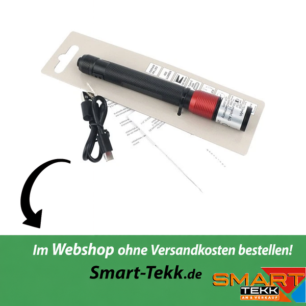 LED Akku Taschenlampe 400 Lm Reichweite 120 M Leuchtdauer 1,5 H Mit USB-C-image