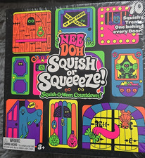 NeeDoh Squish or Squeeze Squish-O-Ween Countdown Set, 10 Squishy Treats New