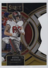 2023 Panini Select Premier Level Black & Gold Prizm Die-Cut Payne Durham 2l4
