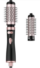 Image of WEEYUM 3-in-1 Rotating Hot Air Brush 2 Heads 1.5” & 2” Blow Dry Styler Volumiser
