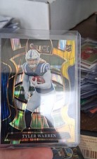 2025 Panini Select - Concourse Tyler Warren #33 Black & Gold Shock Prizm (RC)