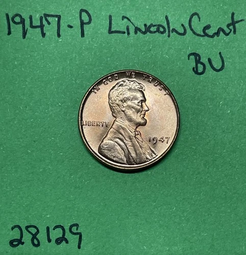 1947-P Lincoln Wheat Cent / Penny 1c BU Uncirculated