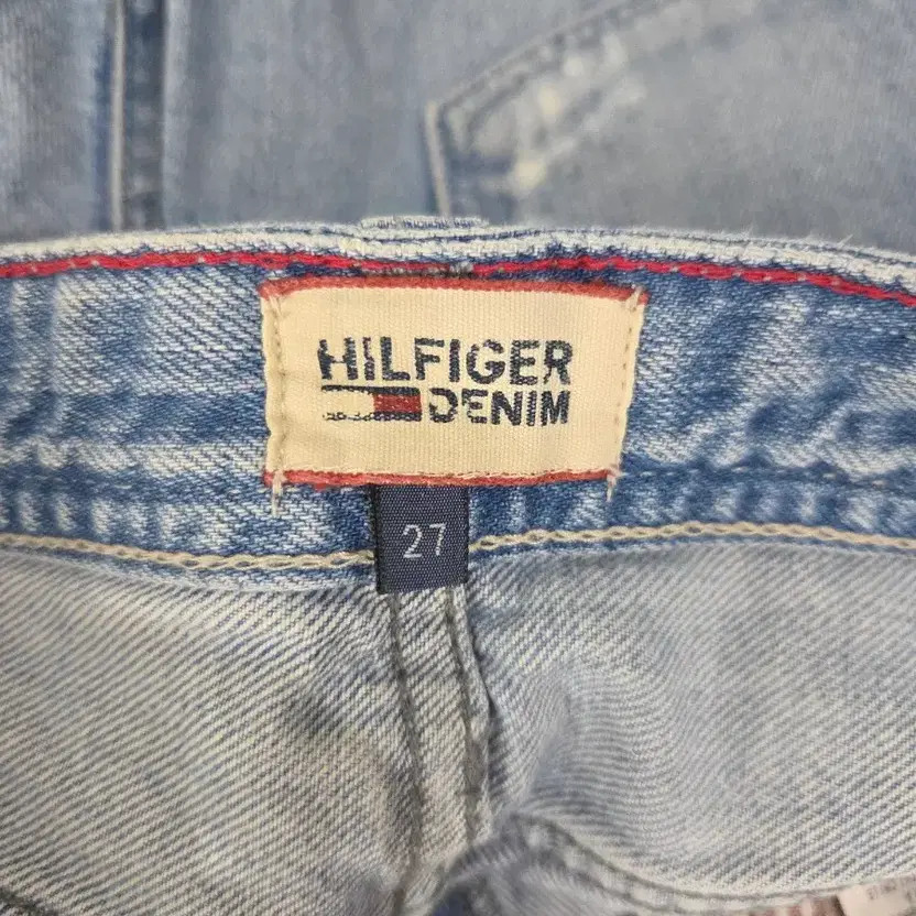 Tommy Hilfiger RIKA Destroyed Denim Shorts, Size 27 thumbnail 3