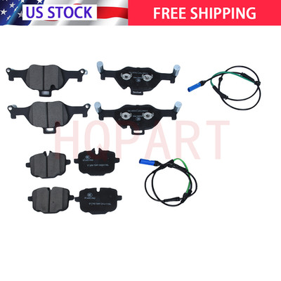 For BMW 2017-2020 G30 540i 540i xDrive Front & Rear Brake Pads Sensors