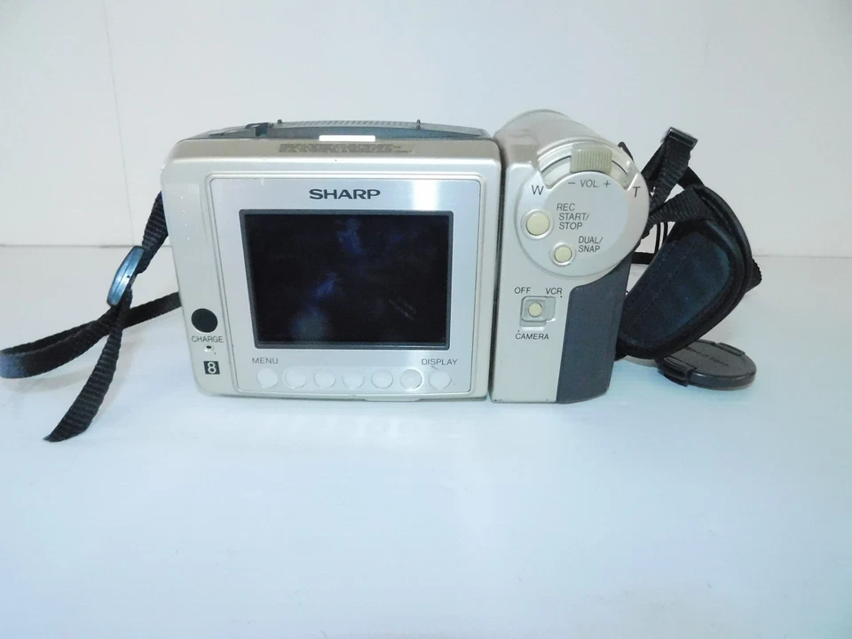 SHARP VL-A45 LCD VIEWCAM 8 400X DIGITAL ZOOM DIS VIDEO CAMERA (JPS62) - Image 3 of 4