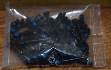 PC Case Fan Screw Kit 80Pcs 6-32x30mm M5x10mm Radiator Fan Black Steel, New USA