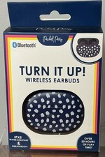 Packed Party "Spot On" Bluetooth True Wireless Earbuds Navy  white
