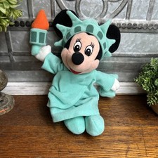 Walt Disney World 8" Mini Bean Bag New York Statue of Liberty Minnie Mouse Plush