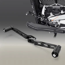 Black Defiance heel toe Shift Levers For Harley Touring FLHX FLHR FLHT FLTR