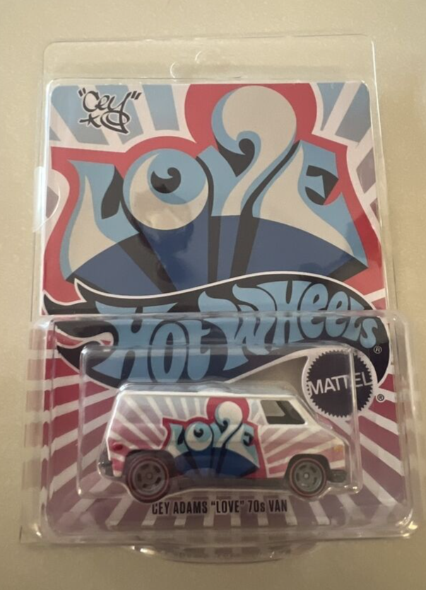 NEW 2022 MC Hot Wheels RLC Exclusive X Cey Adams 70's “LOVE” Van