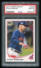 2013 Topps Update Ryan Raburn #US24 PSA 10 (24380055)