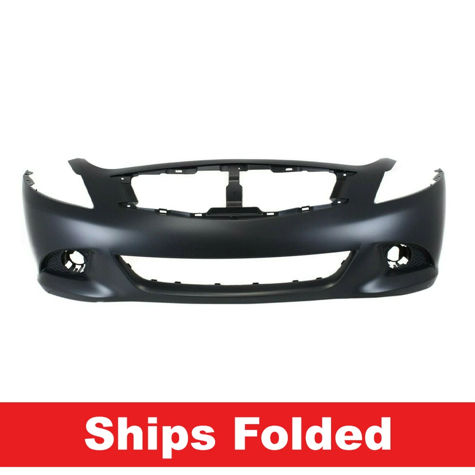 Front Bumper Cover For 2010-2013 G37 Sedan Base Journey IN1000246 FBM221NF0H Foto 2 de 4
