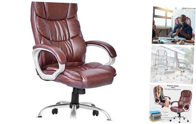 Ergonomic Office Desk Chair with Rolling Swivel for Comfortable Work-image