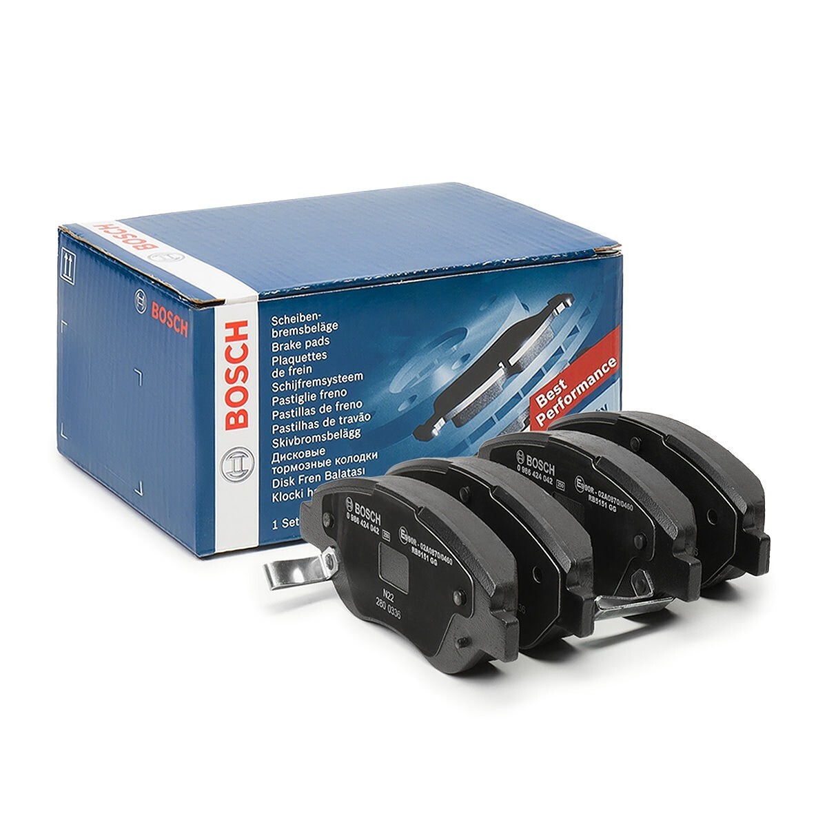 Plaquettes de frein BOSCH BP2302 freinage haute endurance