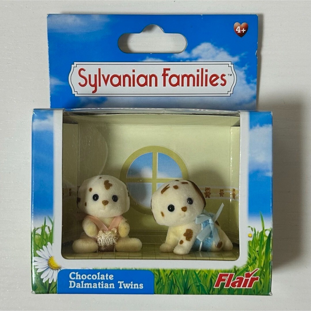 Sylvanian Families Chocolate Dalmatian Twins Figure | eBay