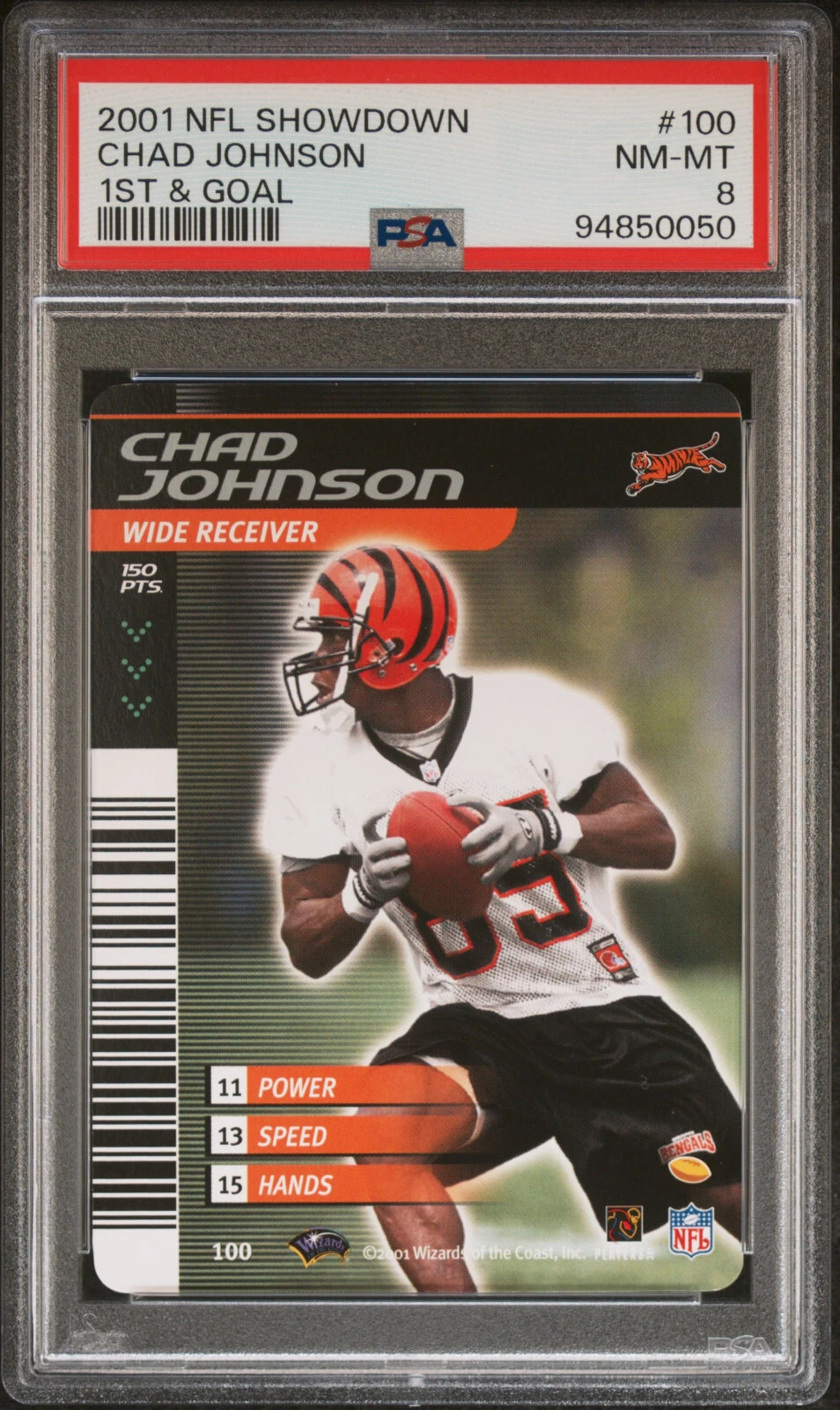 Chad Johnson NFL Showdown 1st & Goal #100 Base
