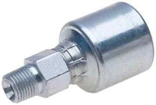 8G-12MP MegaCrimp Coupling Male Pipe (NPTF - 30 Cone Seat)