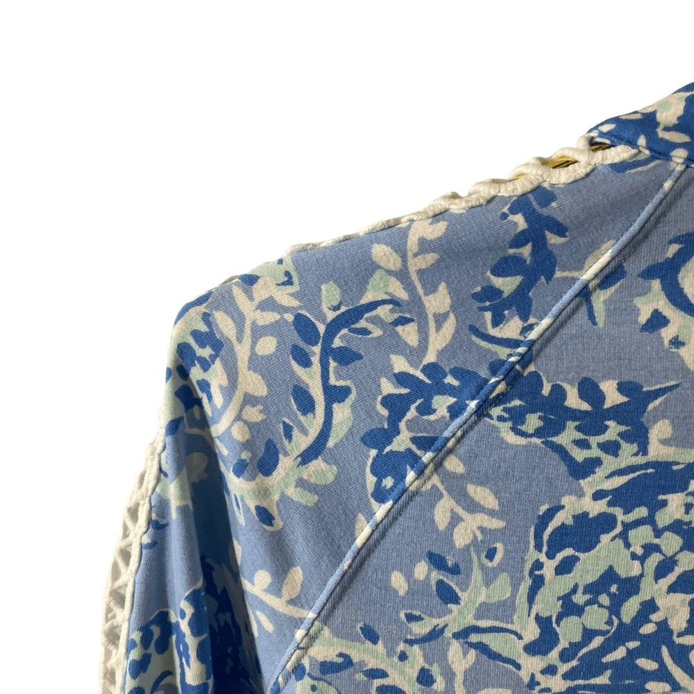 Lilly Pulitzer Skipper Popover Jacket Half Zip Blue Peri Lilly Pulitzer Skipper Popover Jacket Half Zip Blue Peri