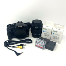 Canon EOS Digital Rebel XTI 18-55mm EFS Lens w/Extra Batteries, Charger, CF Card