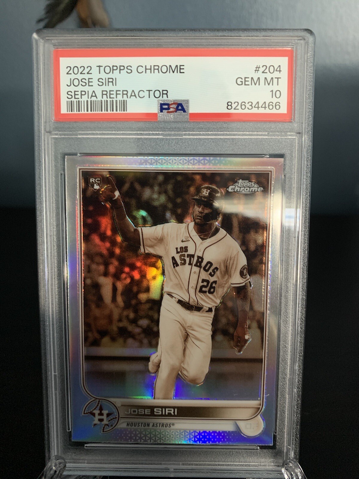 2022 Topps Chrome - Jose Siri #204 Sepia Refractor (RC)