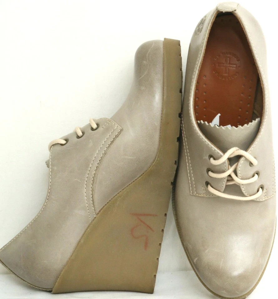 Zapatos Dr. Marten's Mimi Taupe Cuña Plataforma Con Cordones Bota Tacón UE 36 Para Mujer 5 Foto 2 de 4