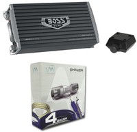 Boss Audio Armor Ar1600.2 1600 Watt 2-channel Car Audio Amplifier+4 Ga Amp Kit on sale Boss Audio Armor Ar1600.2 1600 Watt 2-channel Car Audio Amplifier+4 Ga Amp Kit on sale