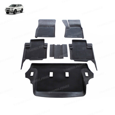 For Toyota Fortuner Suv 2WD 4WD 2016 - 23 RHD Rubber 3D Floor Mat Carpets