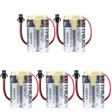 5x 3.6 Volt 2700 MAh Replacement Battery for Toshiba ER17500V/3.6V Battery Pack